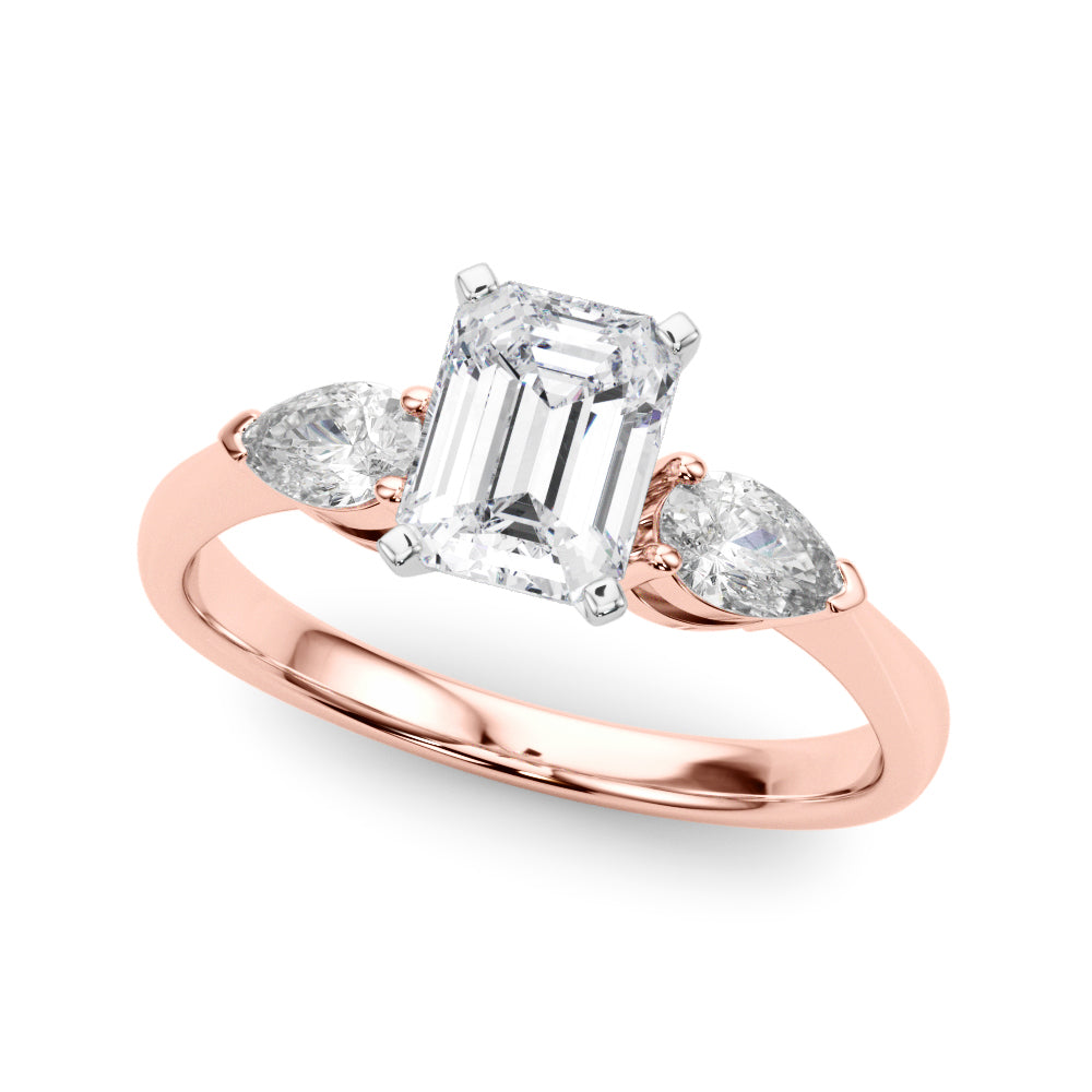 THE RICH CO - GIA LAB GROWN TRILOGY SOLITAIRE ENGAGEMENT RING