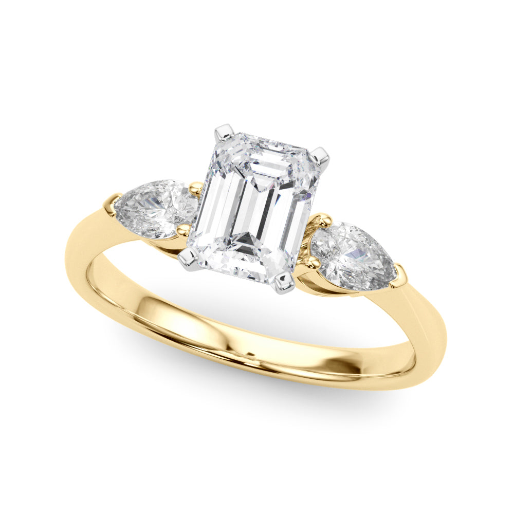 THE RICH CO - GIA LAB GROWN TRILOGY SOLITAIRE ENGAGEMENT RING