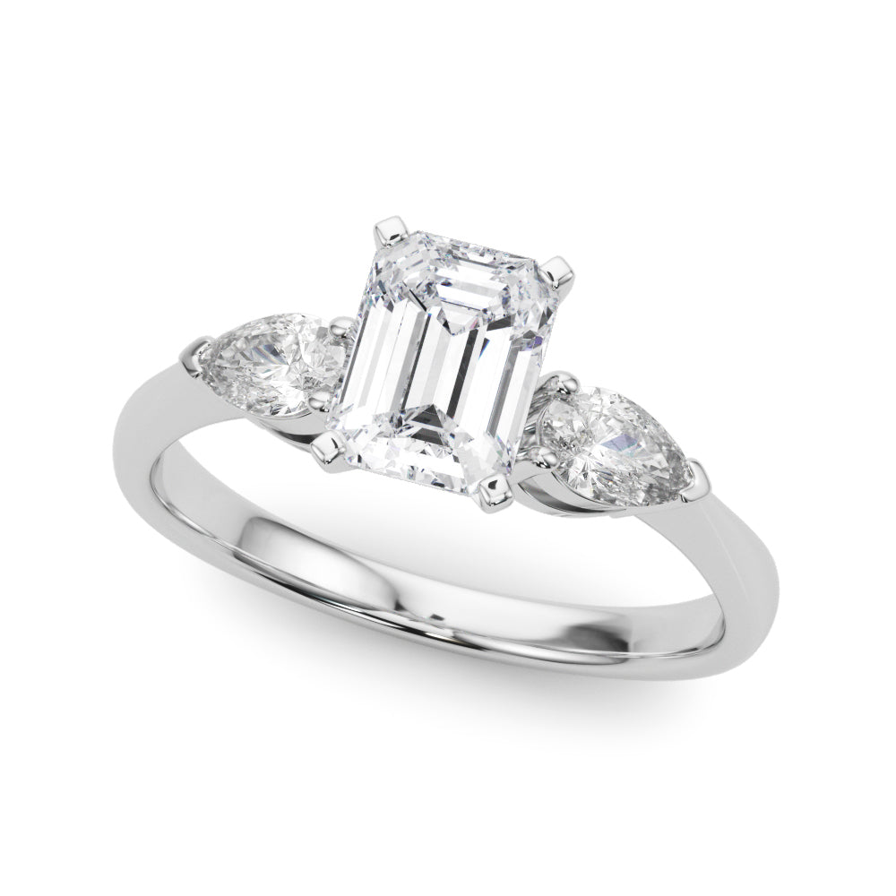 THE RICH CO - GIA LAB GROWN TRILOGY SOLITAIRE ENGAGEMENT RING