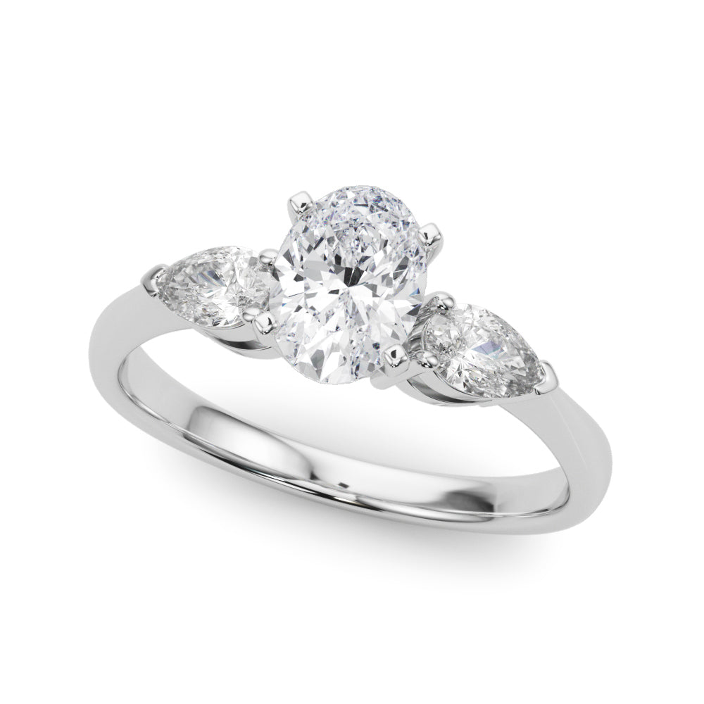 THE RICH CO - GIA LAB GROWN TRILOGY SOLITAIRE ENGAGEMENT RING