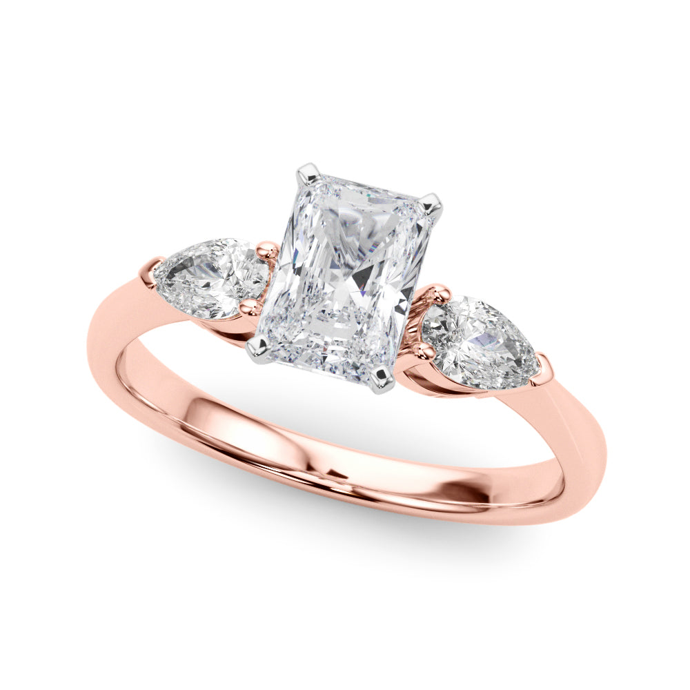 THE RICH CO - GIA LAB GROWN TRILOGY SOLITAIRE ENGAGEMENT RING