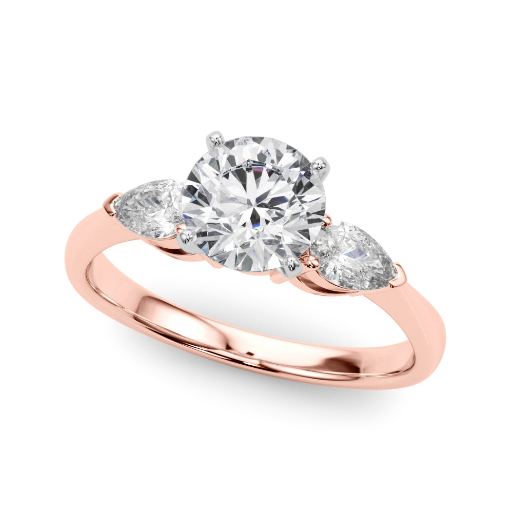 THE RICH CO - GIA LAB GROWN TRILOGY SOLITAIRE ENGAGEMENT RING