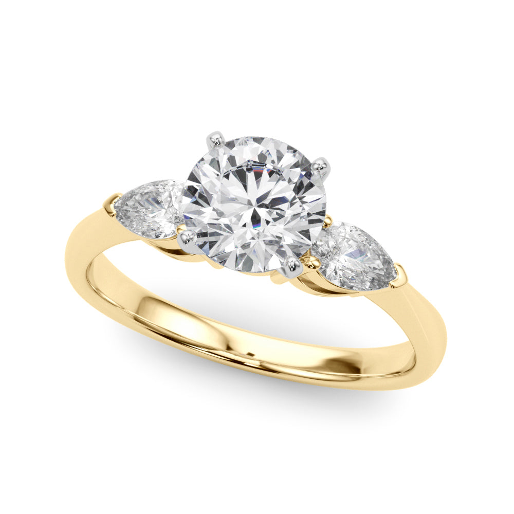 THE RICH CO - GIA LAB GROWN TRILOGY SOLITAIRE ENGAGEMENT RING