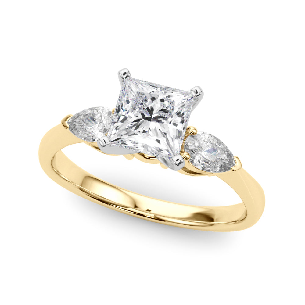 THE RICH CO - GIA LAB GROWN TRILOGY SOLITAIRE ENGAGEMENT RING