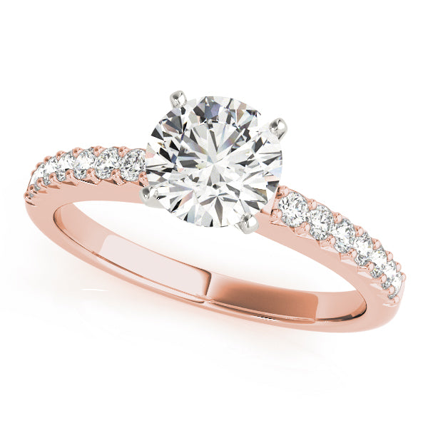 Engagement Rings Single Row Prong Set