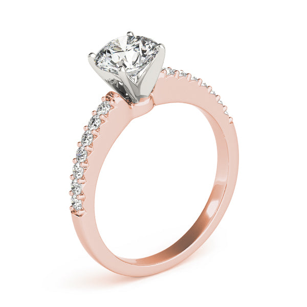 Engagement Rings Single Row Prong Set