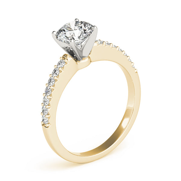Engagement Rings Single Row Prong Set