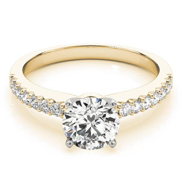 Engagement Rings Single Row Prong Set