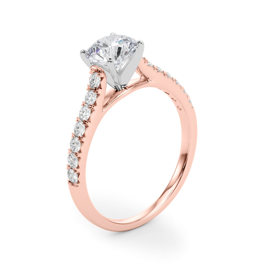 Engagement Rings Single Row Prong Set