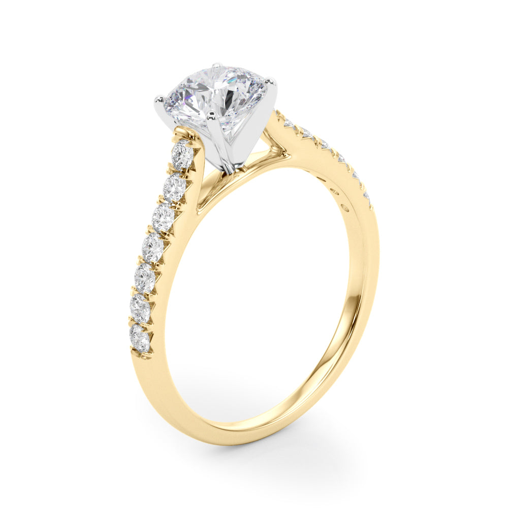 Engagement Rings Single Row Prong Set