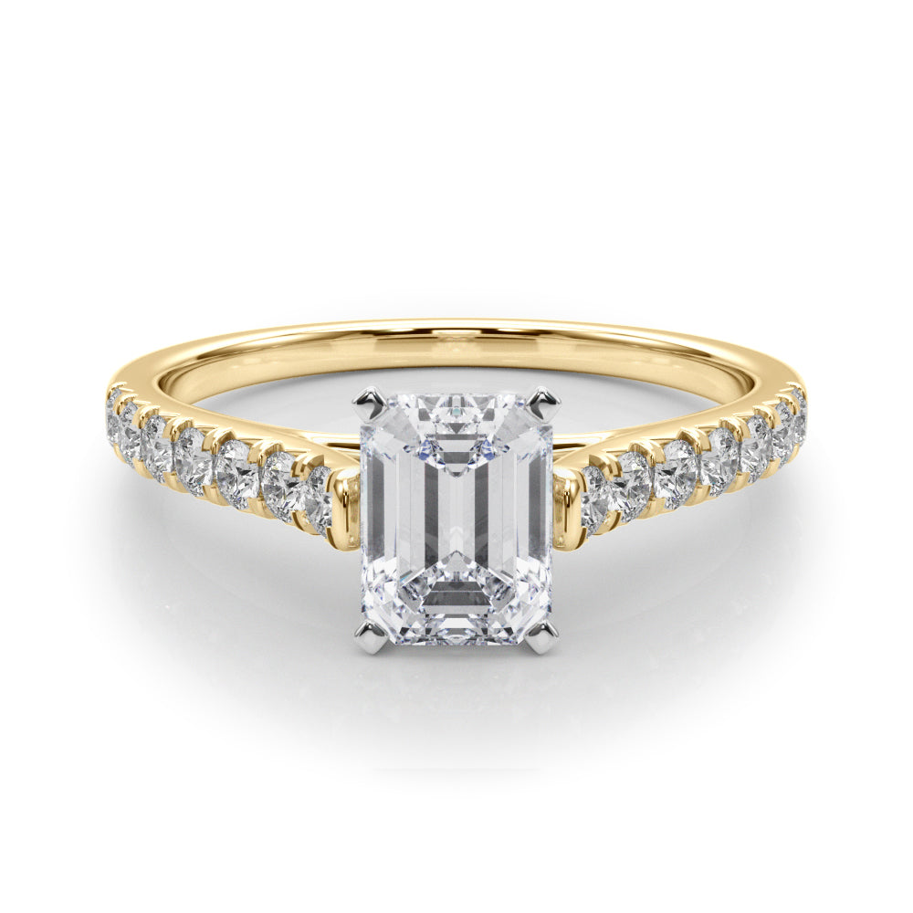 Engagement Rings Single Row Prong Set