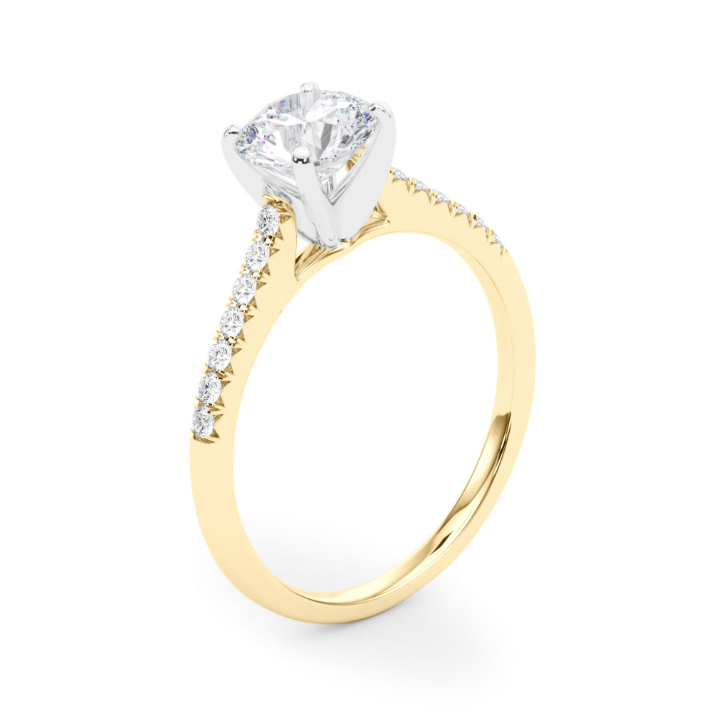 Engagement Rings Single Row Prong Set