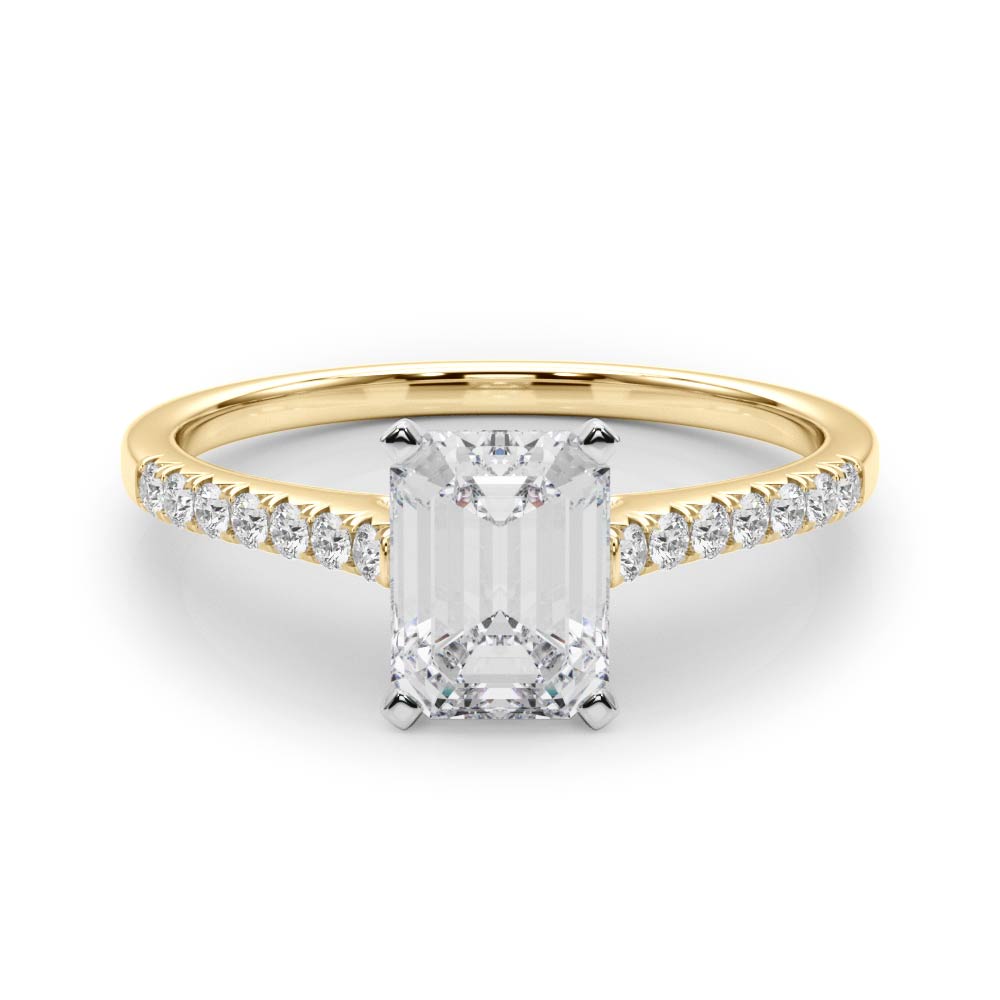 Engagement Rings Single Row Prong Set