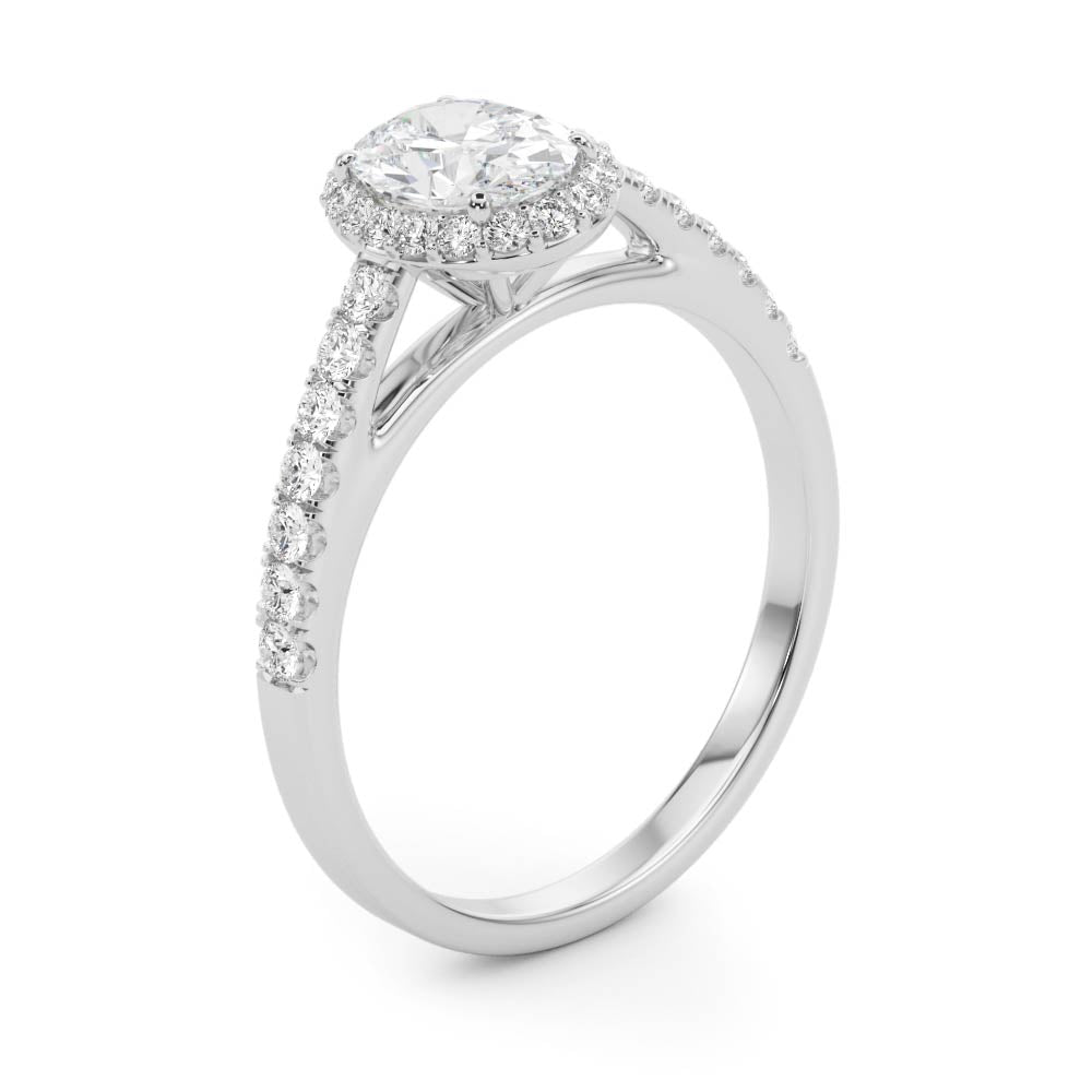 Engagement Rings Halo Oval
