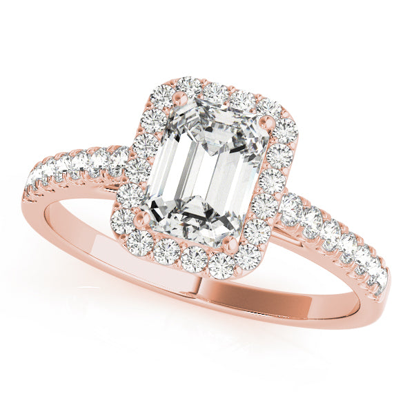 Engagement Rings Halo Emerald