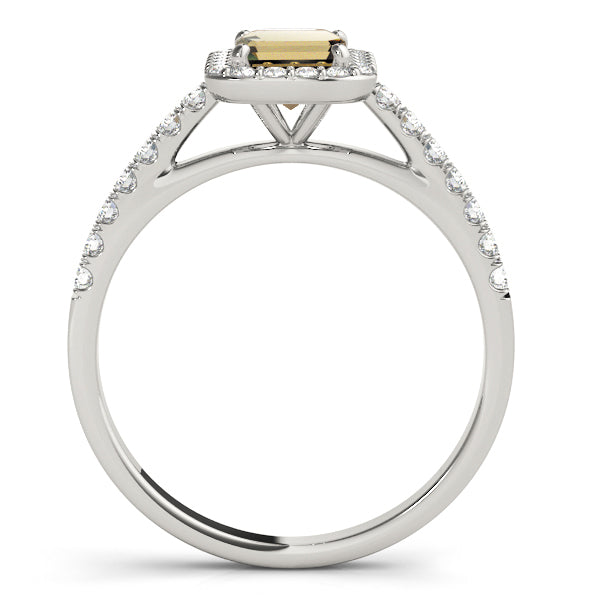 Engagement Rings Halo Emerald