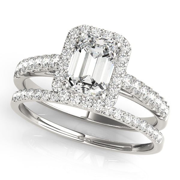 Engagement Rings Halo Emerald