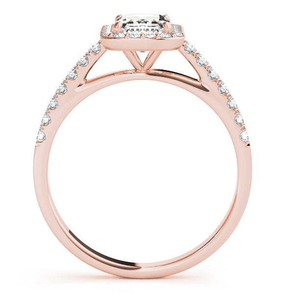 Engagement Rings Halo Emerald