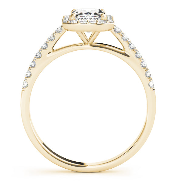 Engagement Rings Halo Emerald