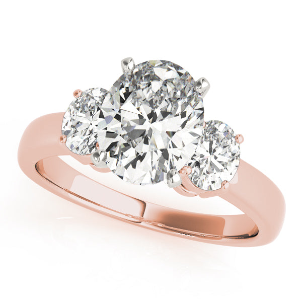Engagement Rings 3 Stone Oval
