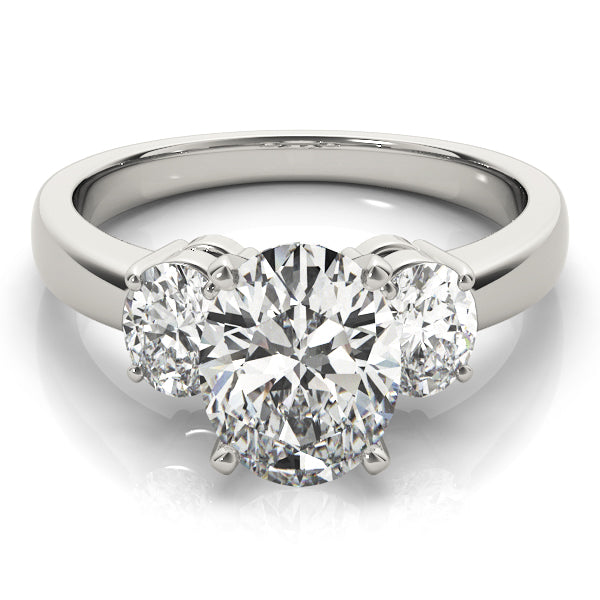 Engagement Rings 3 Stone Oval