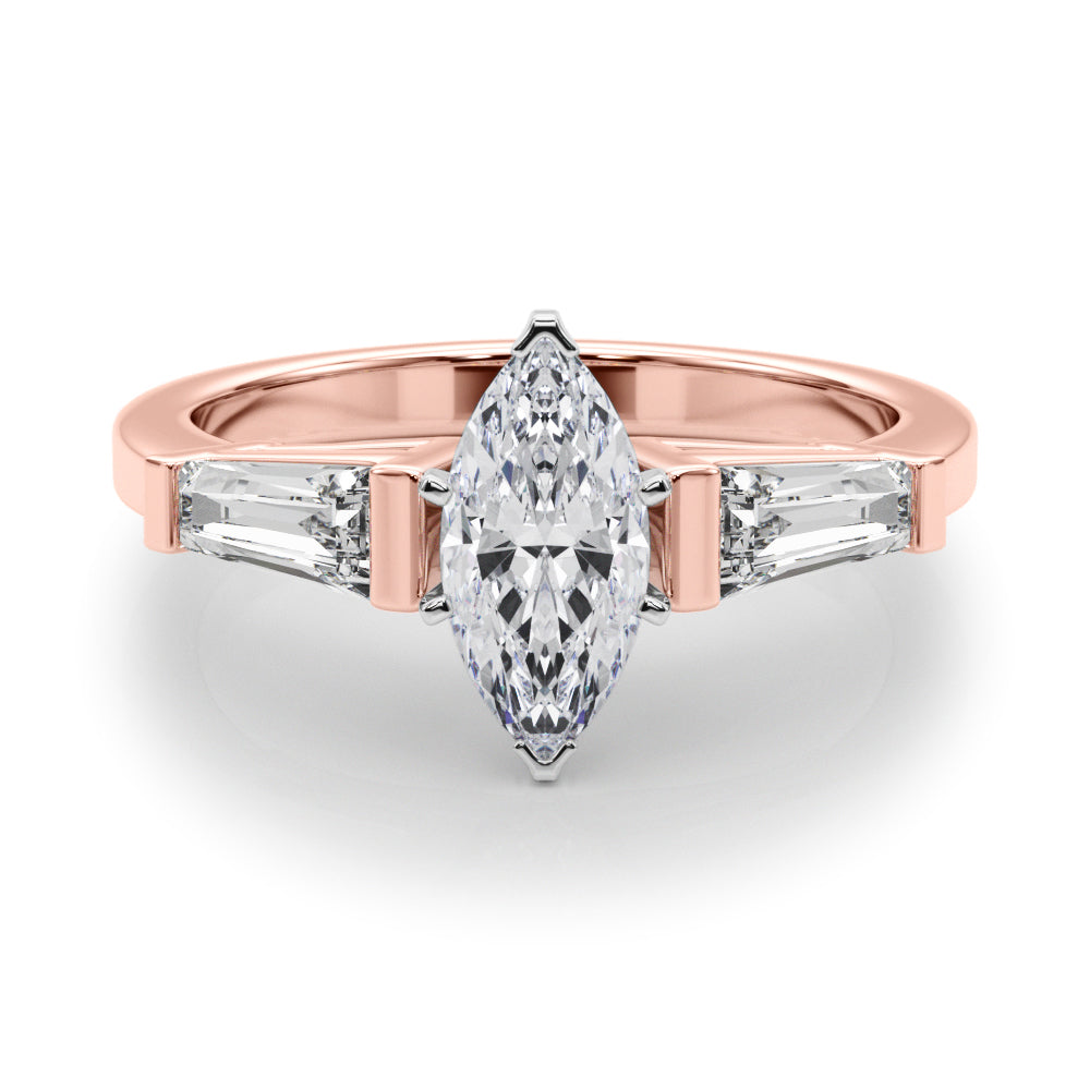 Engagement Rings 3 Stone Baguette