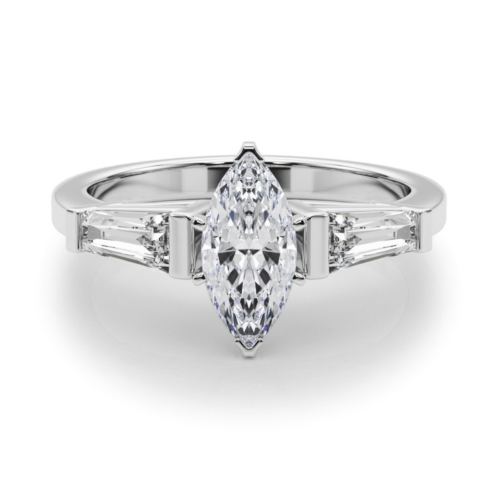 Engagement Rings 3 Stone Baguette