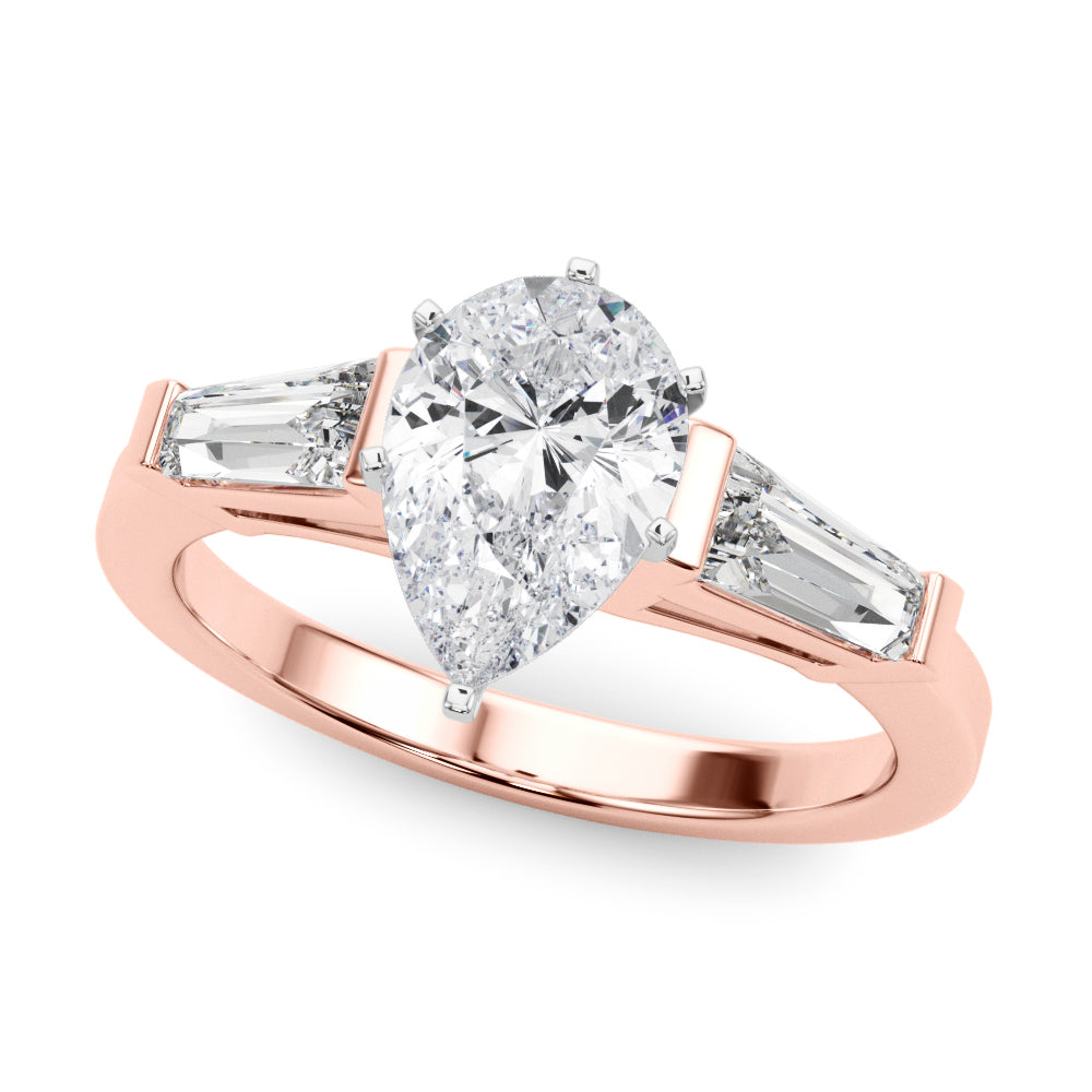 Engagement Rings 3 Stone Baguette