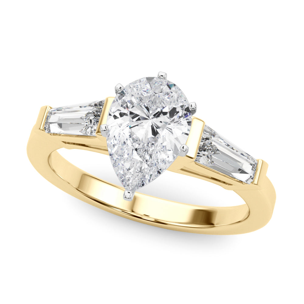 Engagement Rings 3 Stone Baguette