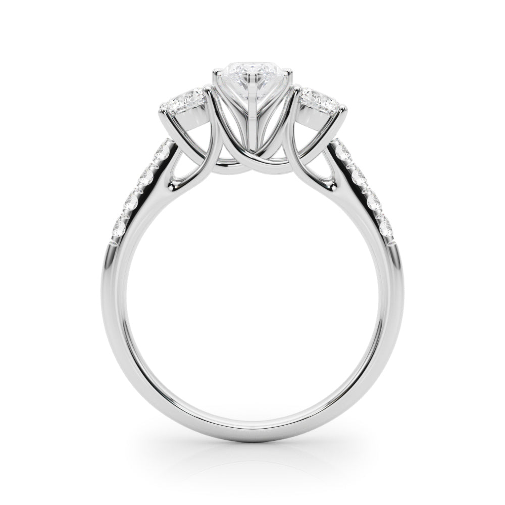 Engagement Rings 3 Stone Round