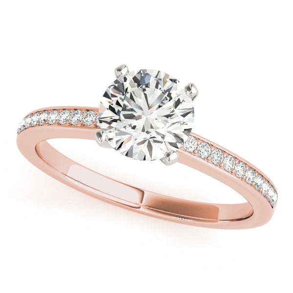 Engagement Rings Single Row Channel Set