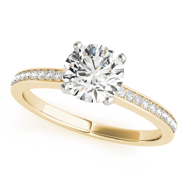 Engagement Rings Single Row Channel Set