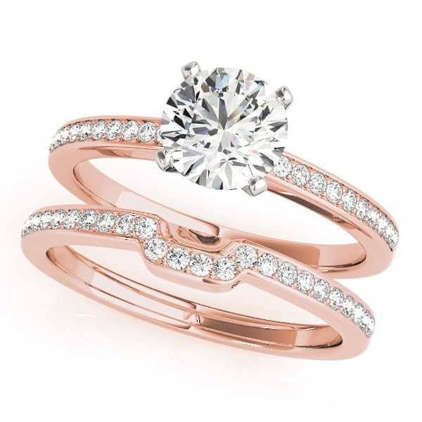 Engagement Rings Single Row Channel Set