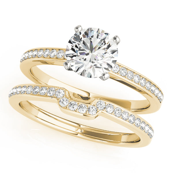 Engagement Rings Single Row Channel Set