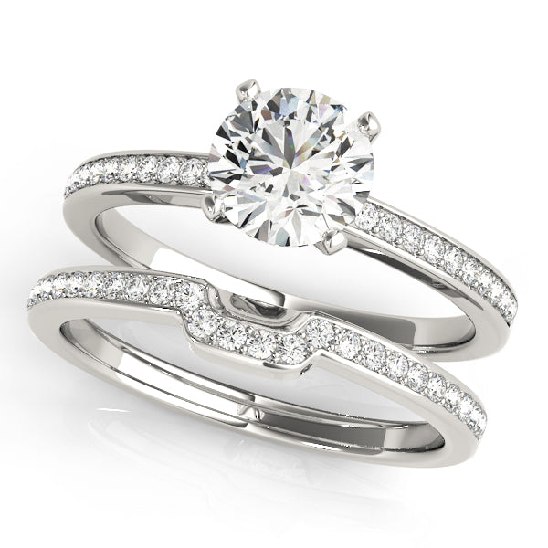 Engagement Rings Single Row Channel Set