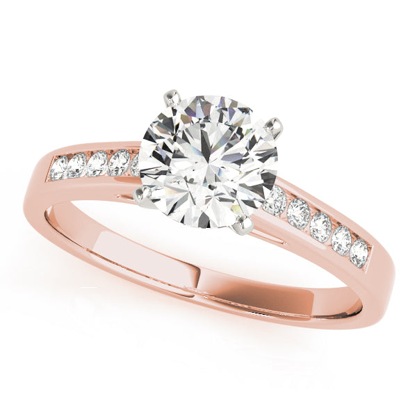 Engagement Rings Single Row Channel Set