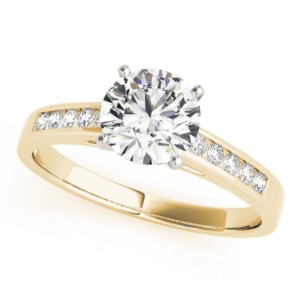 Engagement Rings Single Row Channel Set