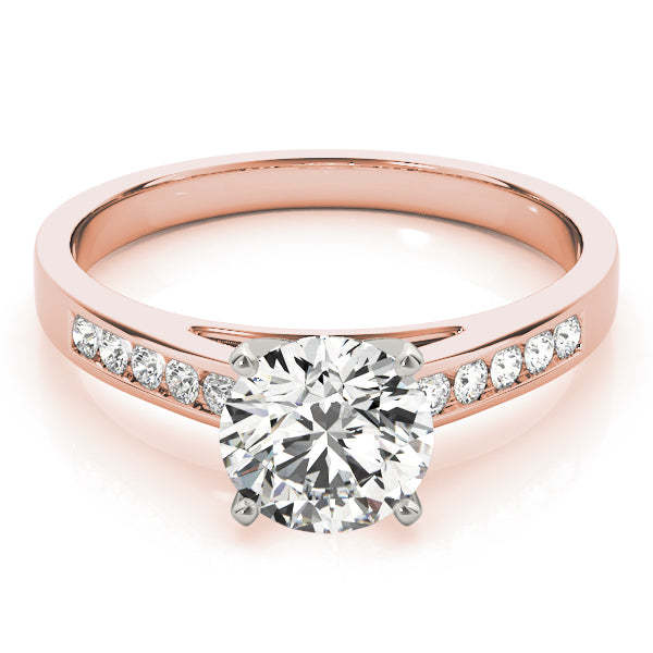 Engagement Rings Single Row Channel Set