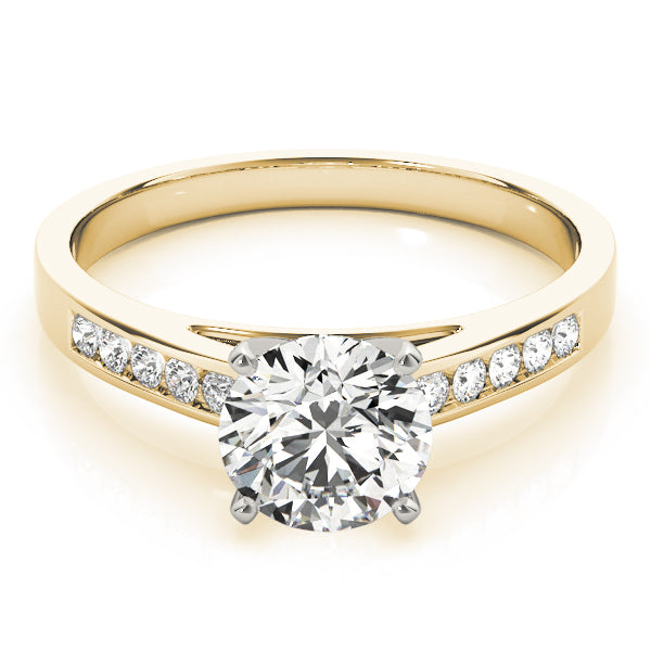 Engagement Rings Single Row Channel Set