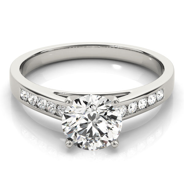 Engagement Rings Single Row Channel Set