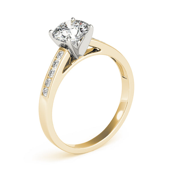 Engagement Rings Single Row Channel Set