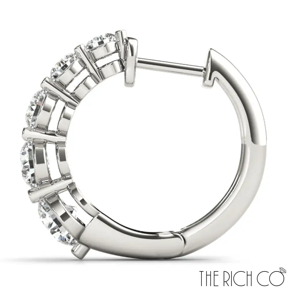 The Rich Co - 5 Stone Diamond Hope Earrings Earrings