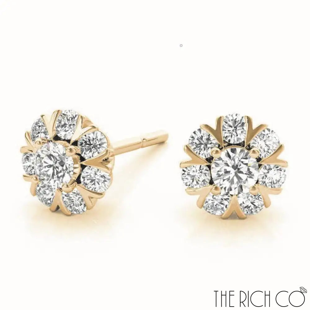 The Rich Co - Cluster Split Prongs Earrings