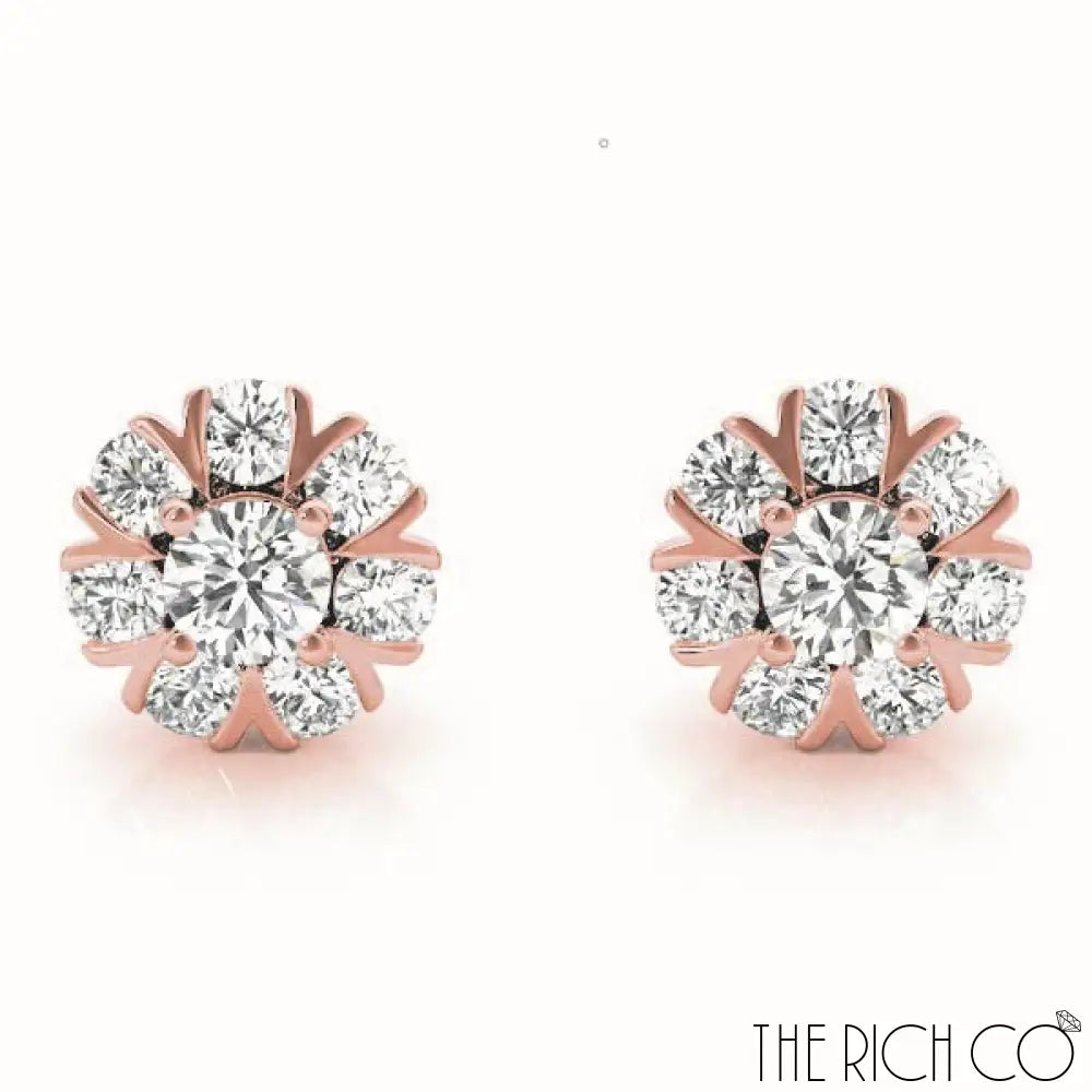 The Rich Co - Cluster Split Prongs Earrings