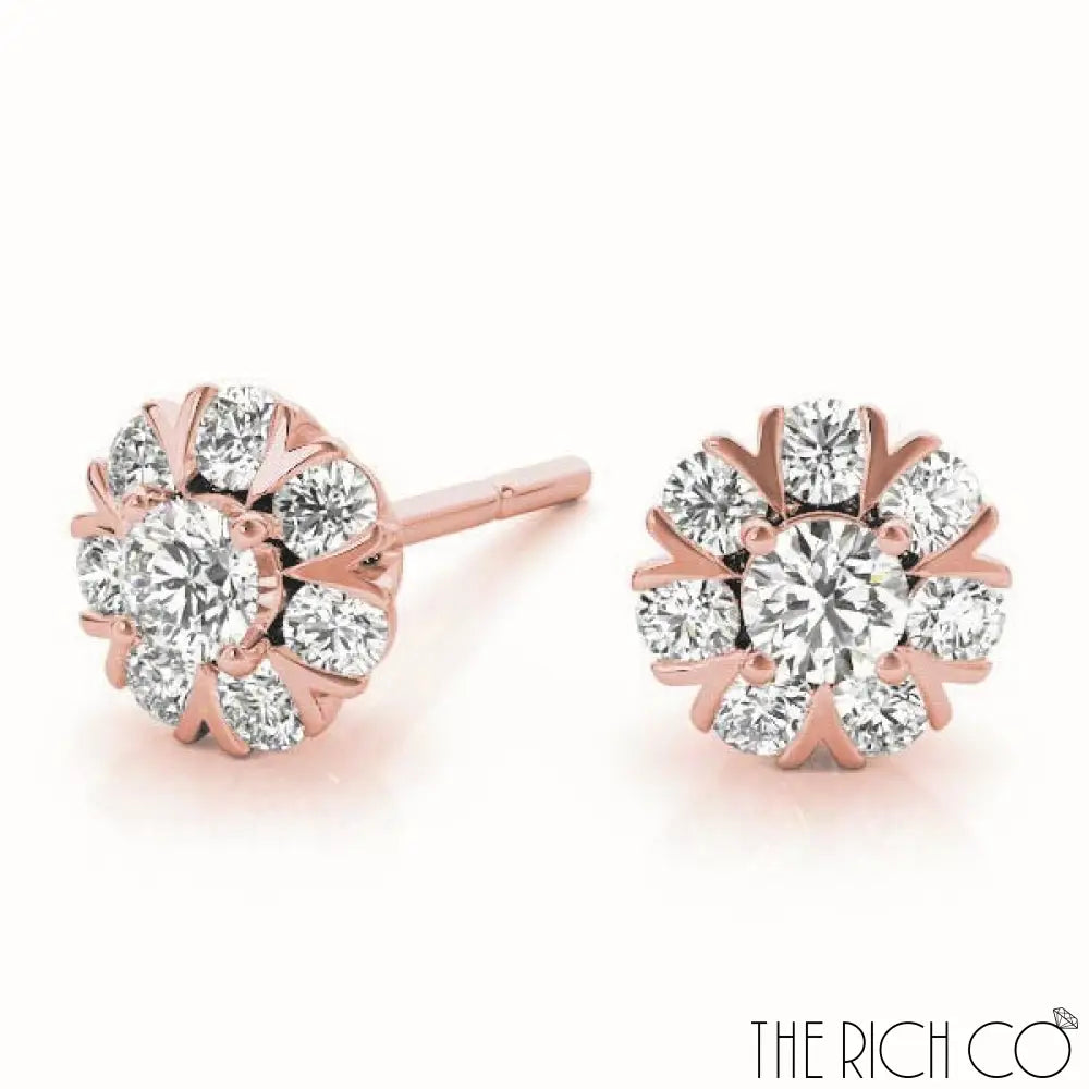 The Rich Co - Cluster Split Prongs Earrings