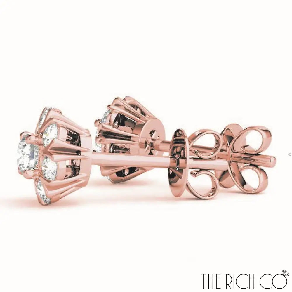 The Rich Co - Cluster Split Prongs Earrings