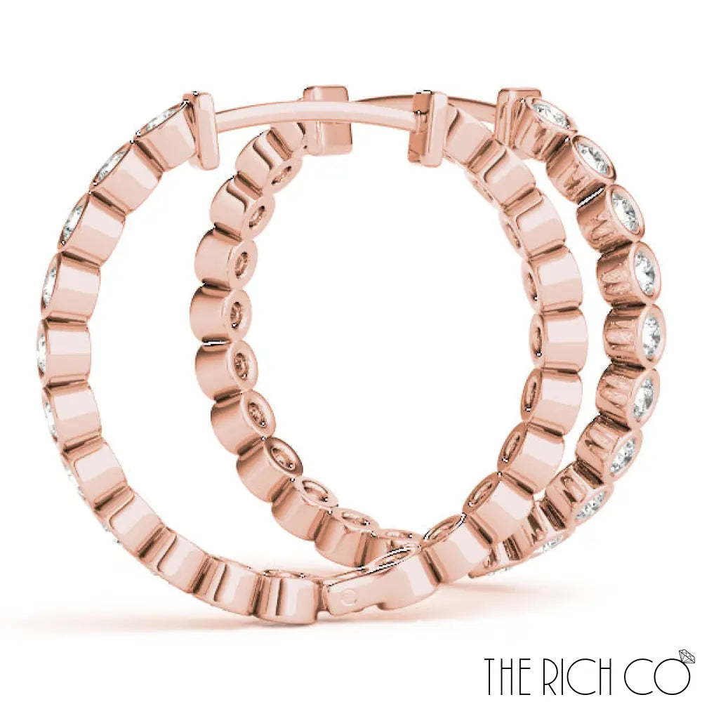 The Rich Co - Earrings Hoop Standard Hoops Earrings