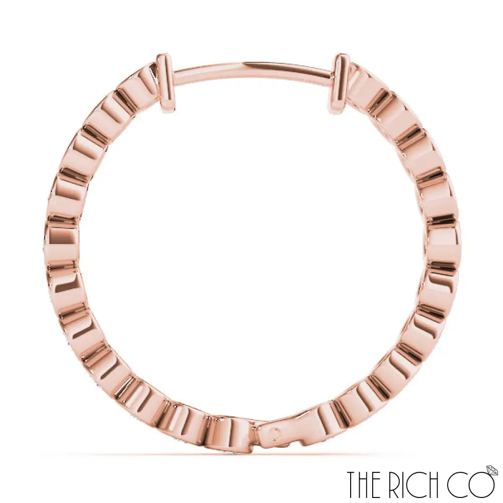 The Rich Co - Earrings Hoop Standard Hoops Earrings