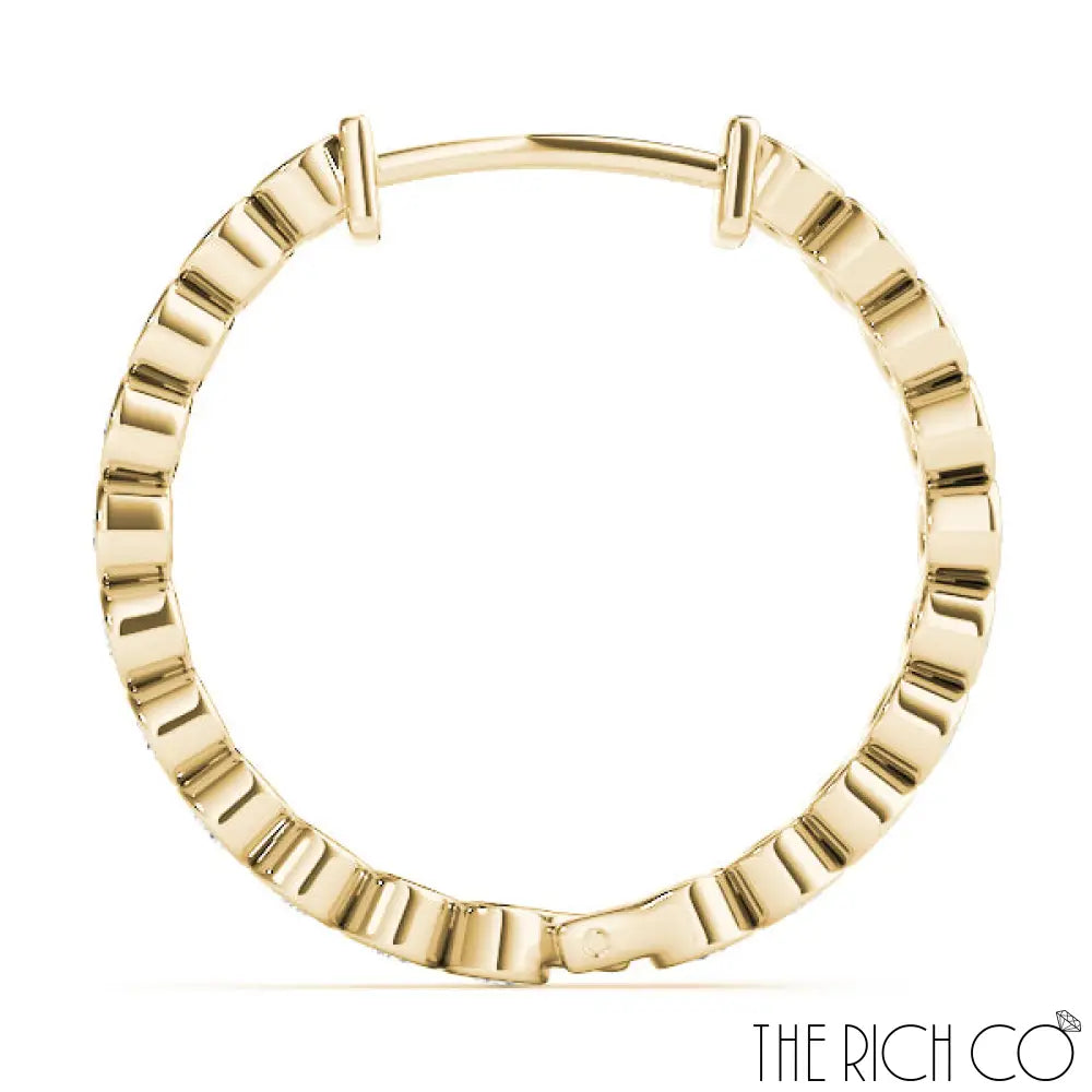 The Rich Co - Earrings Hoop Standard Hoops Earrings