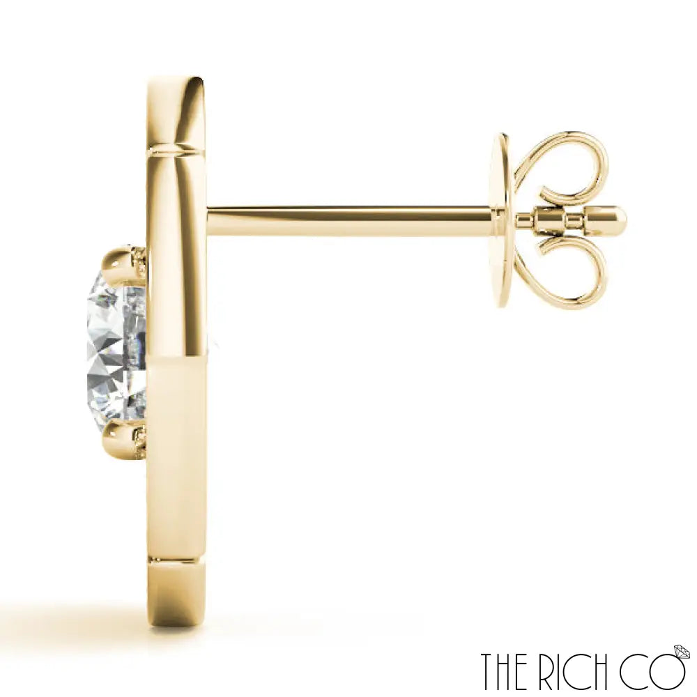 The Rich Co - Gold Multi Halo Earrings Earrings